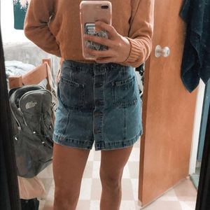 jean skirt